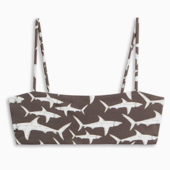 ❣️HOST PICK❣️ Boys + Arrows Hood Fish Shark Bikini Top - Picture 9 of 9